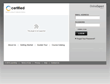 Tablet Screenshot of certifiedghana.onlineexpert.com